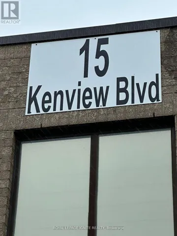 2B - 15 KENVIEW BOULEVARD, Brampton (Parkway Belt Industrial Area), Ontario L6T5G5