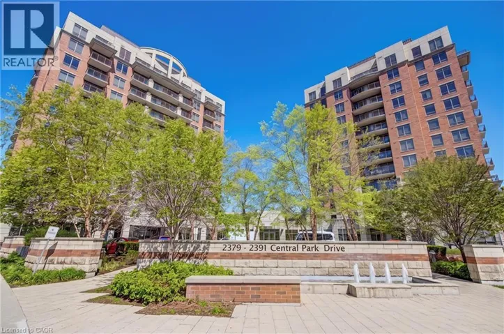 2379 CENTRAL PARK Drive Unit# 603, Oakville, Ontario L6H0E3