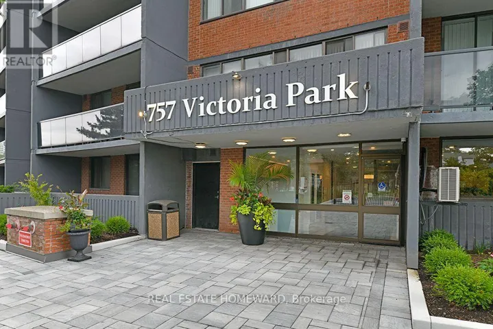 106 - 757 VICTORIA PARK AVENUE, Toronto (Oakridge), Ontario M4C5N8