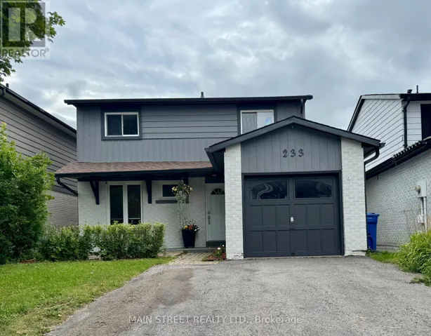 233 THOMS CRESCENT, Newmarket (Central Newmarket), Ontario L3Y1C9