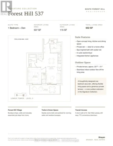830 - 91 MONTCLAIR AVENUE, Toronto (Forest Hill South), Ontario M5P0B1