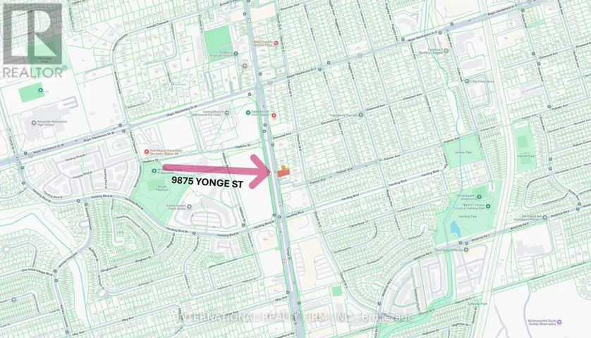 9875 YONGE STREET, Richmond Hill (Harding), Ontario L4C1V1