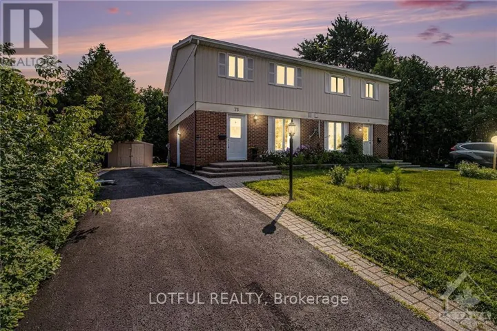 A - 75 DALEHURST DRIVE, Ottawa, Ontario K2G3V1