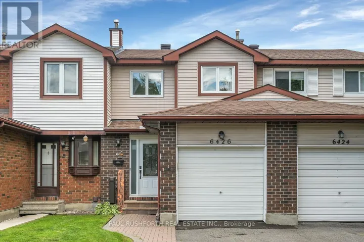 6426 NUGGETT DRIVE, Ottawa, Ontario K1C4X8