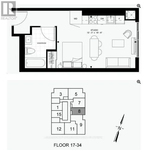 2108 - 8 WIDMER STREET, Toronto (Waterfront Communities), Ontario M5V0W6