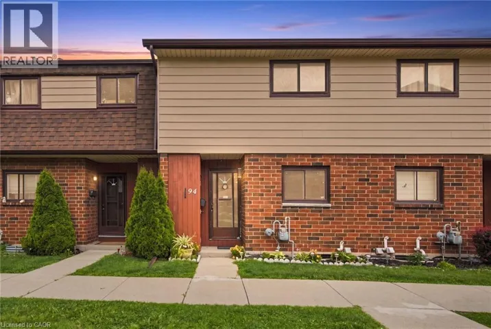 20 GLENVALE Drive Unit# 94, Hamilton, Ontario L9C5V4