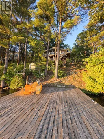 Sunset reflecting on The Cottage