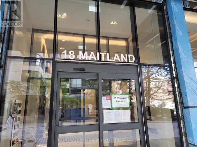 802 - 18 MAITLAND TERRACE, Toronto (Bay Street Corridor), Ontario M4Y1Y4