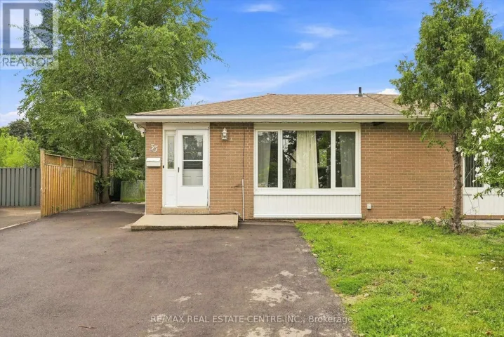 LOWER - 33 GARSIDE CRESCENT, Brampton (Northgate), Ontario L6S1H5