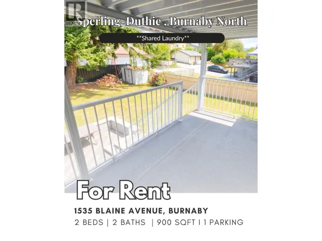 Upper 1535 BLAINE AVENUE, Burnaby, British Columbia V5A2L9