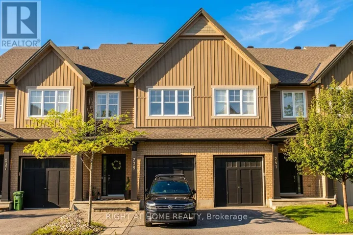 239 VIA SAN MARINO STREET, Ottawa, Ontario K2J5X9