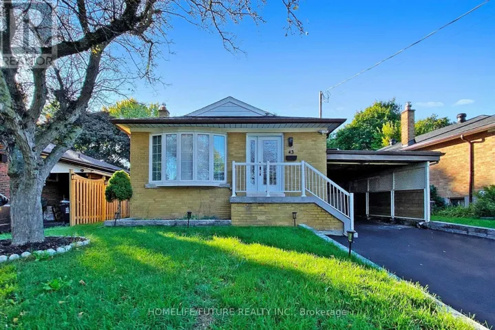 BSMT - 43 DENSGROVE ROAD, Toronto (Woburn), Ontario M1G2A2
