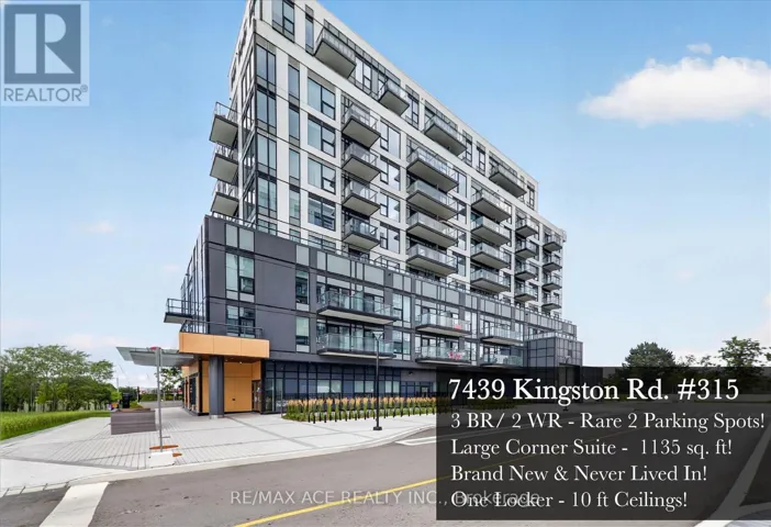 315 - 7439 KINGSTON ROAD, Toronto (Rouge), Ontario M1B0G1