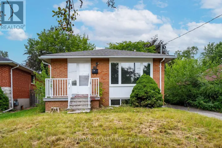 36 MORAINE HILL DRIVE, Toronto (Tam O'Shanter-Sullivan), Ontario M1T1Z9