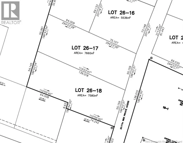 Lot 26-18 Des pins, Aldouane, New Brunswick E4W5E1
