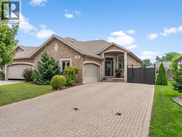 74 CAROLINA WOODS, Leamington, Ontario N8H5N3