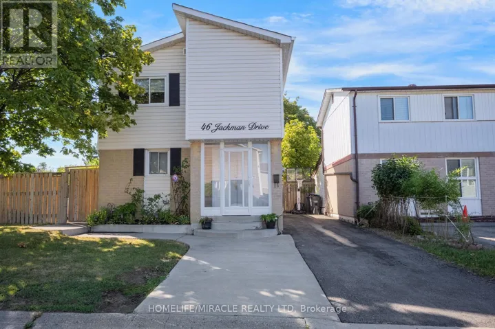 46 JACKMAN DRIVE, Brampton (Northgate), Ontario L6S2L9