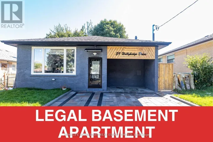59 HOLLYHEDGE DRIVE, Toronto (Bendale), Ontario M1J1X2