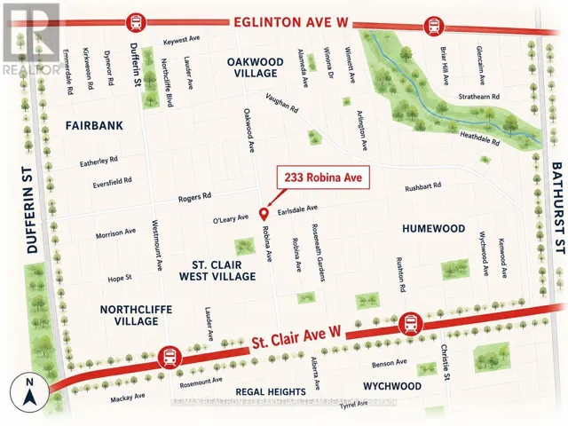 233 ROBINA AVENUE, Toronto (Oakwood Village), Ontario M6C3Y9
