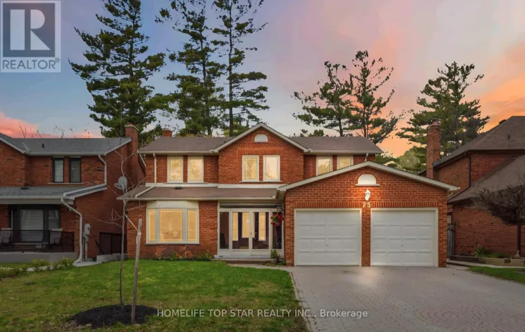 75 WINDRUSH TRAIL, Toronto (Highland Creek), Ontario M1C3Z9