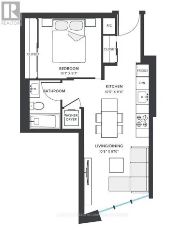1611 - 181 MILL STREET, Toronto (Waterfront Communities), Ontario M5A1C8