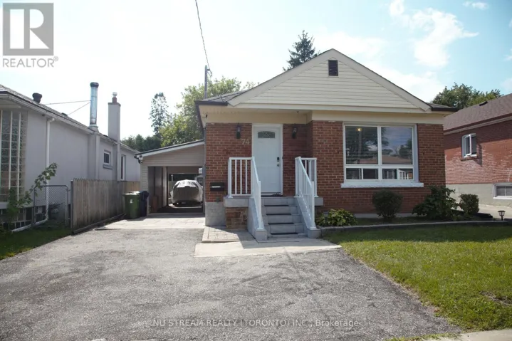 74 WYE VALLEY ROAD, Toronto (Dorset Park), Ontario M1P2A6