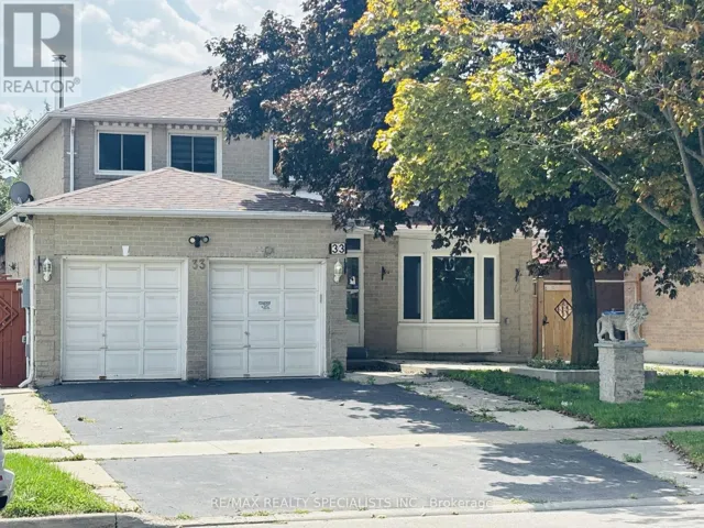 33 CHERRYTREE DRIVE, Brampton (Fletcher's Creek South), Ontario L6Y3L7
