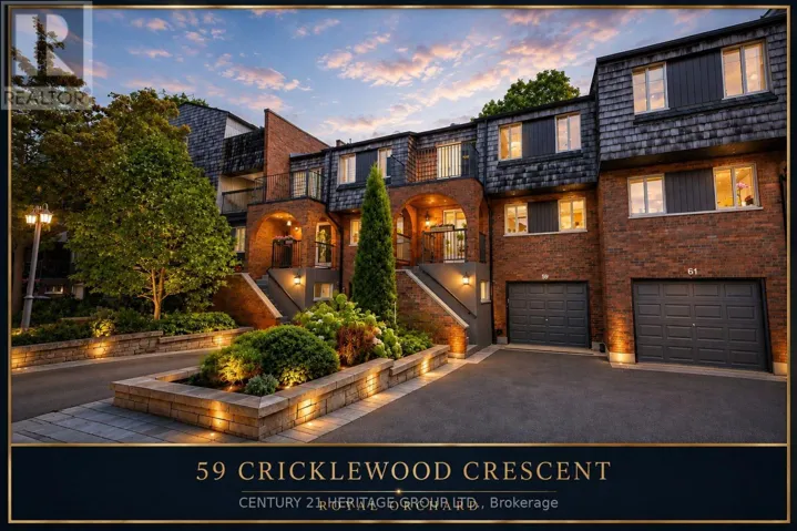 59 CRICKLEWOOD CRESCENT, Markham (Royal Orchard), Ontario L3T4T8