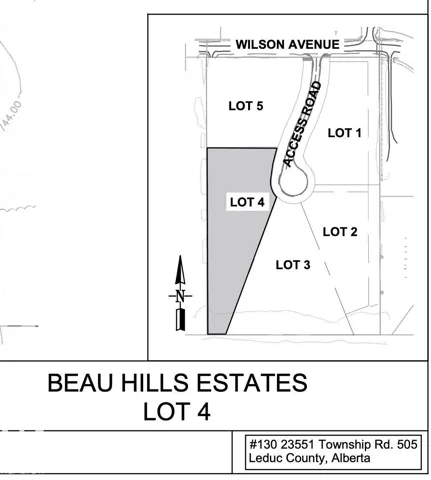 4A 23551 TOWNSHIP ROAD 505 NW NW, Rural Leduc County, Alberta T4X0S2