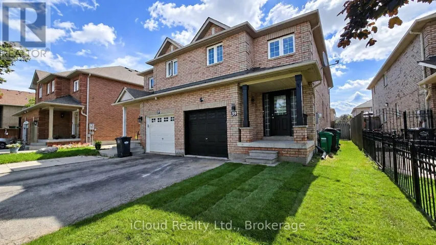 39 MANETT CRESCENT, Brampton (Brampton West), Ontario L6X4X4