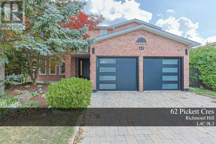 62 PICKETT CRESCENT, Richmond Hill (Westbrook), Ontario L4C9L3