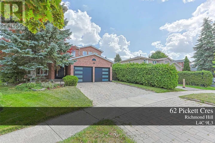 62 PICKETT CRESCENT, Richmond Hill (Westbrook), Ontario L4C9L3