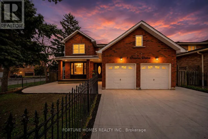 1 ORTONA DRIVE, Brampton (Fletcher's Creek South), Ontario L6Y3C9