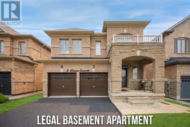 3 LISSON CRESCENT, Brampton (Credit Valley), Ontario L6X5H8