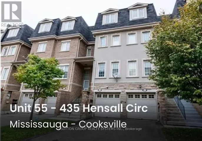 55 - 435 HENSALL CIRCLE, Mississauga (Cooksville), Ontario L5A4P1