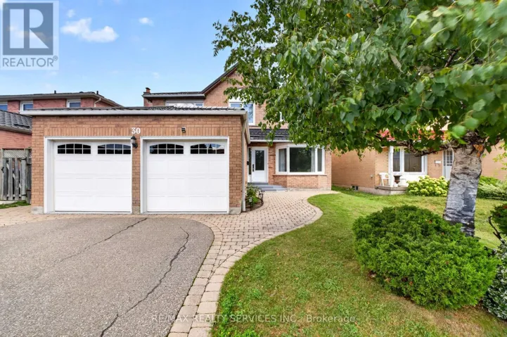30 NASMITH STREET, Brampton (Westgate), Ontario L6S4Z2
