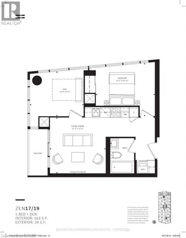 19 WESTERN BATTERY Road Unit# 2117, Toronto, Ontario M6K0E3