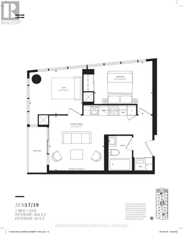2117 - 19 WESTERN BATTERY ROAD, Toronto (Niagara), Ontario M6K0E3