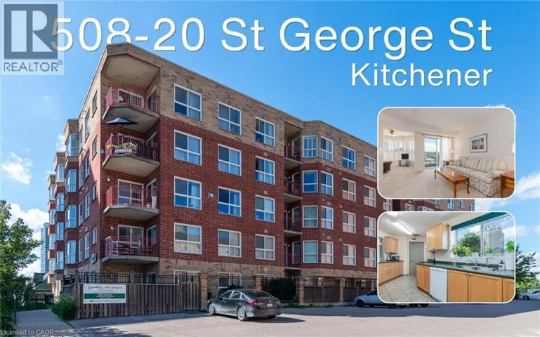 20 ST GEORGE Street Unit# 508, Kitchener, Ontario N2G2S7
