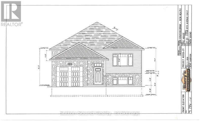 2248 8TH AVENUE E, Owen Sound, Ontario N4K6X1