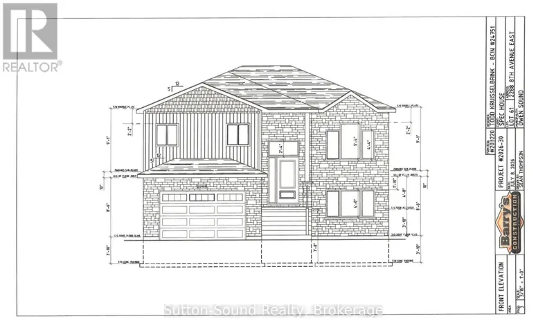 2288 8TH AVENUE E, Owen Sound, Ontario N4K6X1