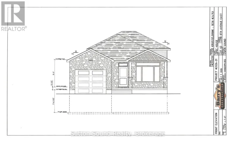 2298 8TH AVENUE E, Owen Sound, Ontario N4K6X1
