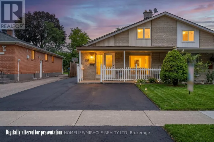 21 SANAGAN ROAD, Toronto (Thistletown-Beaumonde Heights), Ontario M9V1R7