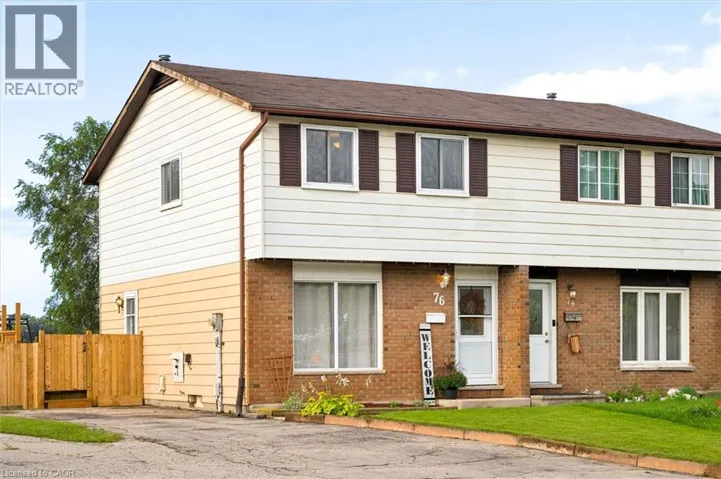 76 CLUTHE Crescent, Kitchener, Ontario N2P1M8