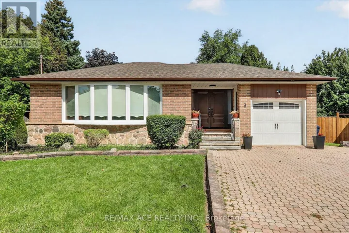 3 PIPESTONE PLACE, Toronto (Elms-Old Rexdale), Ontario M9W3V4