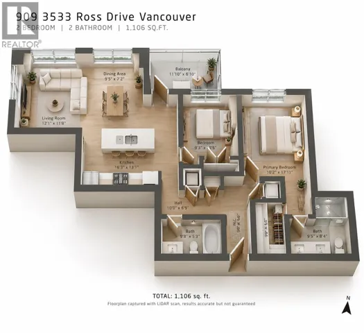 909 3533 ROSA DRIVE, Vancouver, British Columbia V6S0L3