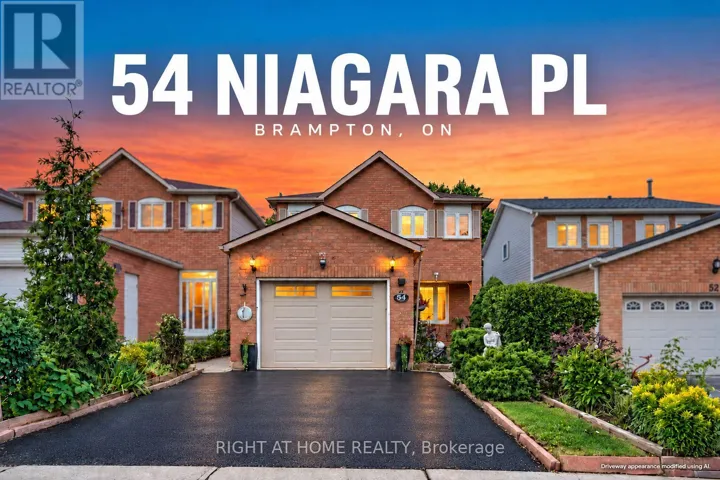 54 NIAGARA PLACE, Brampton (Westgate), Ontario L6S4Y8