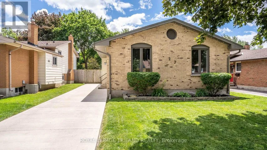 27 PATIENCE CRESCENT, London South (South X), Ontario N6E2K7