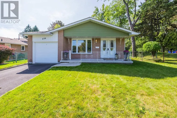 236 JOHN TABOR TRAIL, Toronto (Malvern), Ontario M1B2R4