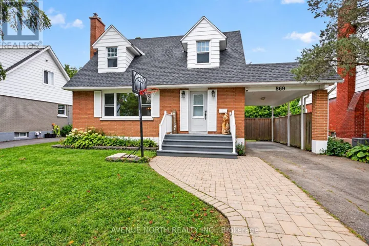 869 CHAPMAN BOULEVARD, Ottawa, Ontario K1G1V1